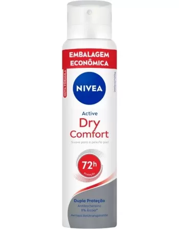 DESODORANTE NIVEA AEROSSOL 200ML FEMININO DRY COMFORT