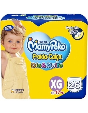 FRALDA CALÇA DIA&NOITE - XG26 X 4PC