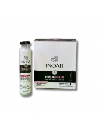 INOAR DISPLAY AMPOLA 45ML FORCA E BRILHO C/12 UNIDS
