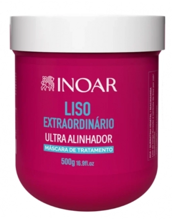 MASC. INOAR LISO EXTRAORDINARIO MASCARA 500 G
