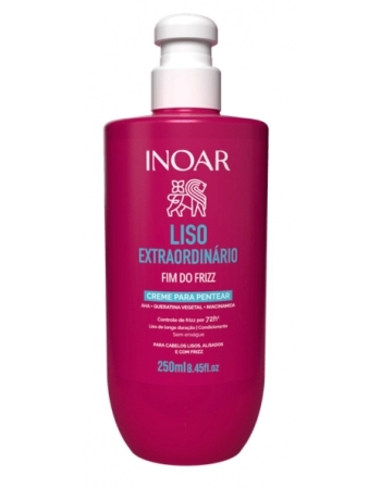 CR. DE PENTEAR INOAR LISO EXTRAORDINARIO CREME PARA PENTEAR 250ML