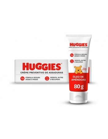 CREME DE ASSADURA HUGGIES 80G AMÊNDOAS