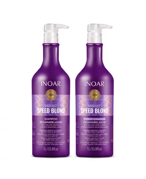 INOAR KIT LT SH+COND SPEED BLOND LT