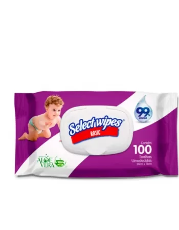 HIGIECARE SELECT WIPES TOALHA UMED BASIC ROXA DE 100 UND