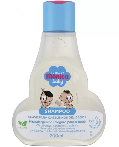 SHAMPOO SUAVE PARA CABELINHOS DELICADOS TDM 200ML