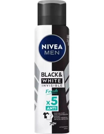 DES NIVEA AERO INVISIBLE BLACK & WHITE FRESH MASC 150ML