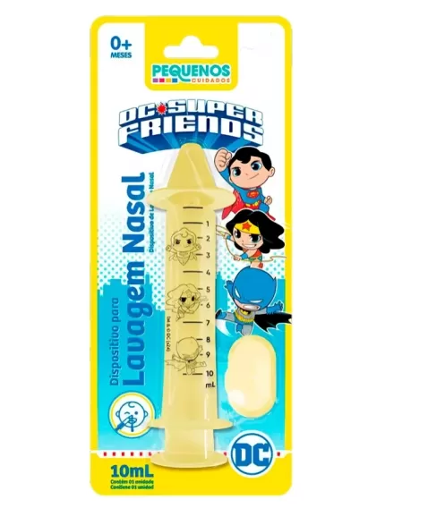 DISPOSITIVO P/ LAVAGEM NASAL NOSEWASH 10ML - SUPER FRIENDS