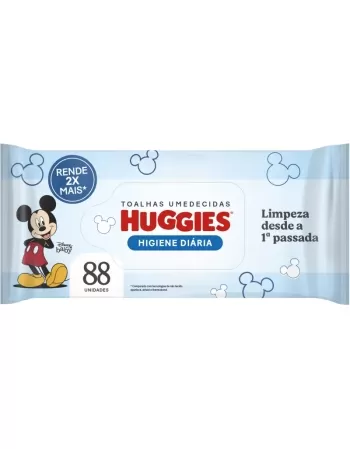 LENÇO UMEDECIDO HUGGIES 088UN HIGIENE DIÁRIA