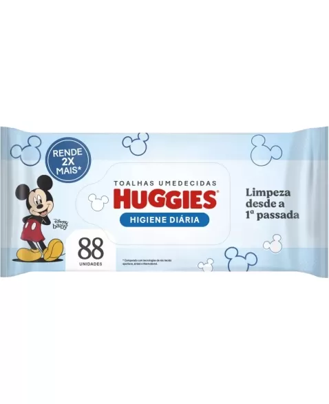 LENÇO UMEDECIDO HUGGIES 088UN HIGIENE DIÁRIA