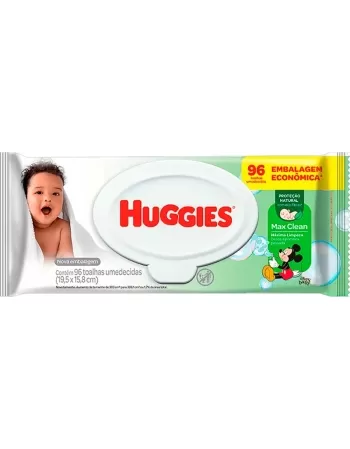 LENÇO UMEDECIDO HUGGIES 096UN CLASSIC MAX CLEAN