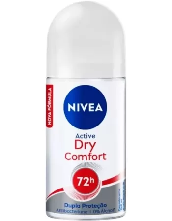 DESODORANTE NIVEA ROLL-ON 050ML FEMININO DRY COMFORT