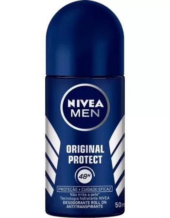 DESODORANTE NIVEA ROLL-ON 050ML MEN ORIGINAL PROTECT